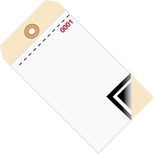 Inventory Tags 3 Part Blank w/Carbon # 8 image