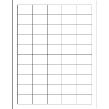 White Rectangular Laser Labels - Master Case image