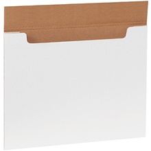 Jumbo White Fold-Over Mailers image