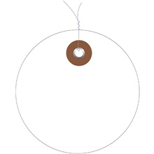 Plastic Circle Tags - Pre-Wired image