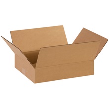 14 x 11 x 3" Flat Corrugated Boxes image