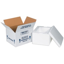 8 x 6 x 4 1/4" Insulated Shipping Kit image