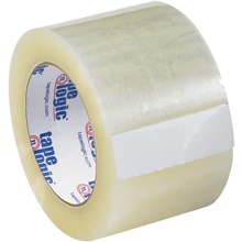 3" x 110 yds. Clear Tape Logic® #122 Quiet Carton Sealing Tape image