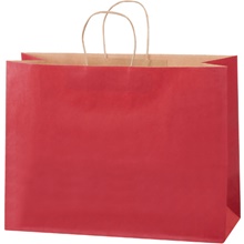 16 x 6 x 12" Scarlet Tinted Shopping Bags image