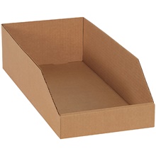 8 x 18 x 4 1/2" Kraft Bin Boxes image
