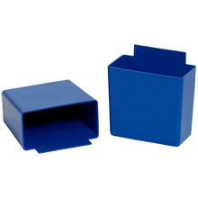 3 1/4 x 1 3/4 x 3 Blue Shelf Bin Cups image