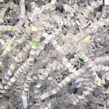 10 lb. Iridescent and White Blend Crinkle Paper image