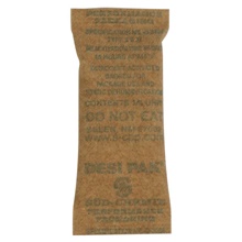1 x 2 1/2 x 1/4" Kraft Clay Desiccants - 5 Gallon Pail image