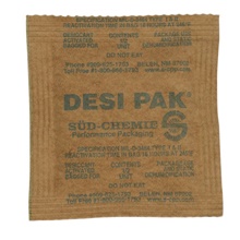 3 x 3 x 1/4" Kraft Clay Desiccant Bags - 5 Gallon Pail image