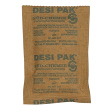 3 x 4 x 1/4" Kraft Clay Desiccants - 5 Gallon Pail image