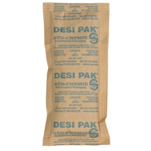 3 x 6 x 3/8" Kraft Clay Desiccants - 34 Gallon Drum image