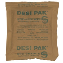 5 x 5 1/2 x 1/2" Kraft Clay Desiccants - 34 Gallon Drum image