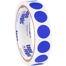 3/4" Dark Blue Inventory Circle Labels image