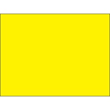 3 x 4" Fluorescent Yellow Inventory Rectangle Labels image