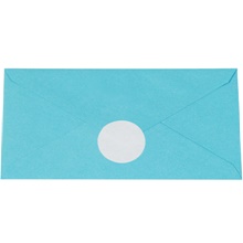 1 1/2" White Circle Paper Mailing Labels image