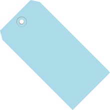 2 3/4 x 1 3/8" Light Blue 13 Pt. Shipping Tags image
