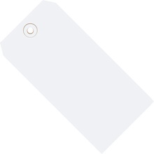2 3/4 x 1 3/8" White 13 Pt. Shipping Tags image