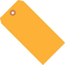 2 3/4 x 1 3/8" Fluorescent Orange 13 Pt. Shipping Tags image