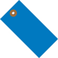 3 3/4" x 1 7/8" Blue Tyvek® Shipping Tag image