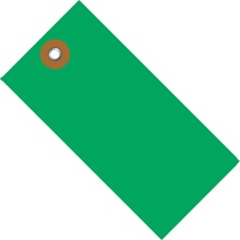 3 3/4" x 1 7/8" Green Tyvek® Shipping Tag image