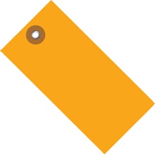 3 1/4" x 1 5/8" Orange Tyvek® Shipping Tag image