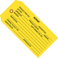 4 3/4 x 2 3/8" - "Scrap" Inspection Tags image