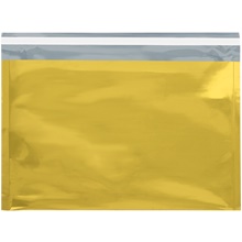 9 1/2 x 12 3/4" Gold Metallic Glamour Mailers image