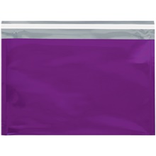9 1/2 x 12 3/4" Purple Metallic Glamour Mailers image