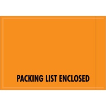 4 1/2 x 6" - "Packing List Enclosed" Envelopes image