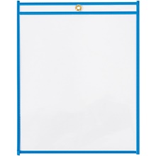 9 x 12" Neon Blue Job Ticket Holders image