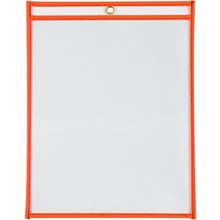 9 x 12" Neon Orange Job Ticket Holders image