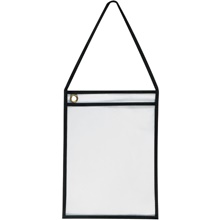 9 x 12" Deluxe Job Ticket Holders with Strap image