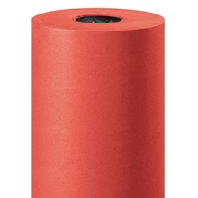 36" - 50 lb. Red Kraft Paper Rolls image