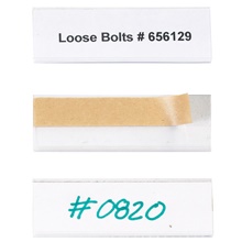 1 x 3" Open-Edge™ Plastic Label Holders image