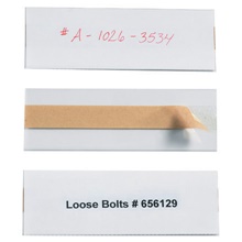 2 x 6" Open-Edge™ Plastic Label Holders image