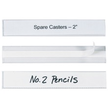 1 x 6" Hol-Dex® Self-Adhesive Plastic Label Holders image