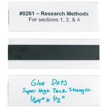 2 x 6" Hol-Dex® Magnetic Plastic Label Holders image
