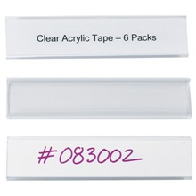 6 x 1 5/16" Wire-Rac™ Snap-On Label Holders image