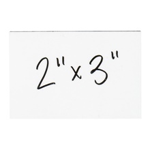 2 x 3" White Warehouse Labels - Magnetic Strips image