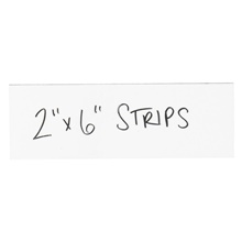 2 x 6" White Warehouse Labels - Magnetic Strips image