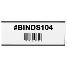 3 x 8" Magnetic C-Channel Cardholders image