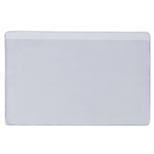 3 1/2 x 2" Super-Scan® Press-On Vinyl Envelopes - Long Side Open image