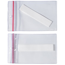 3 x 5" Super-Scan® Press-On Vinyl Envelopes - Reclosable image