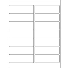 4 x 1 1/3" Weather-Resistant Laser Labels image