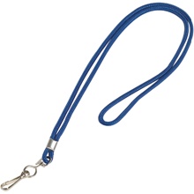 Standard Blue Lanyard with Hook image