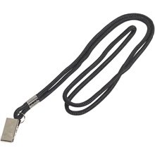 Standard Black Lanyard with Clip image
