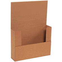 12 1/8 x 9 1/8 x 3" Kraft Easy-Fold Mailers image