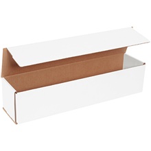 18 x 4 x 4" White Corrugated Mailers image