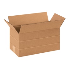 12 x 6 x 6" Multi-Depth Corrugated Boxes image