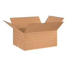 26 x 20 x 12" Multi-Depth Corrugated Boxes image